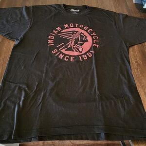 Genuine Indian Motorcycle Black Promotional T-Shirt- XL